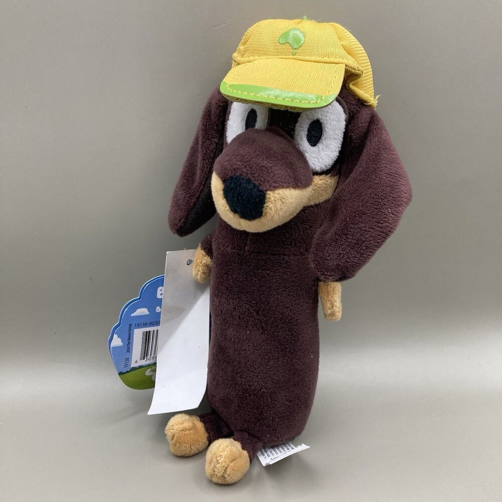 Bluey Friends Plush - SNICKERS - Dachshund Dog 7" Stuffed Plush Toy NWT